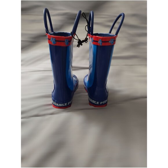 NWT Paw Patrol Toddler Boys Rain Boots Size 5-6 - Picture 3 of 6